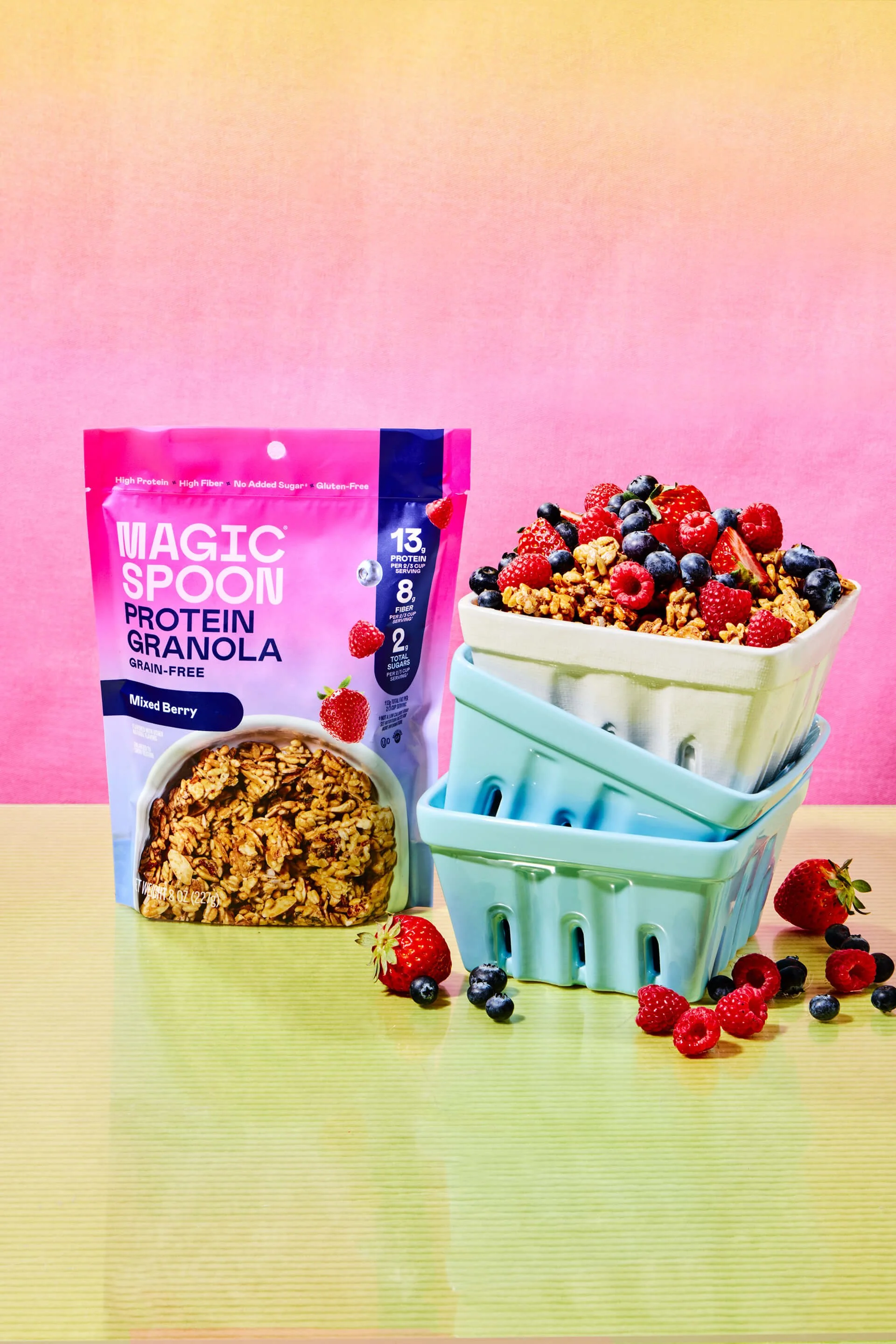 Magic Spoon Granola Packaging Design Anna Ison Auros Design Mixed Berry