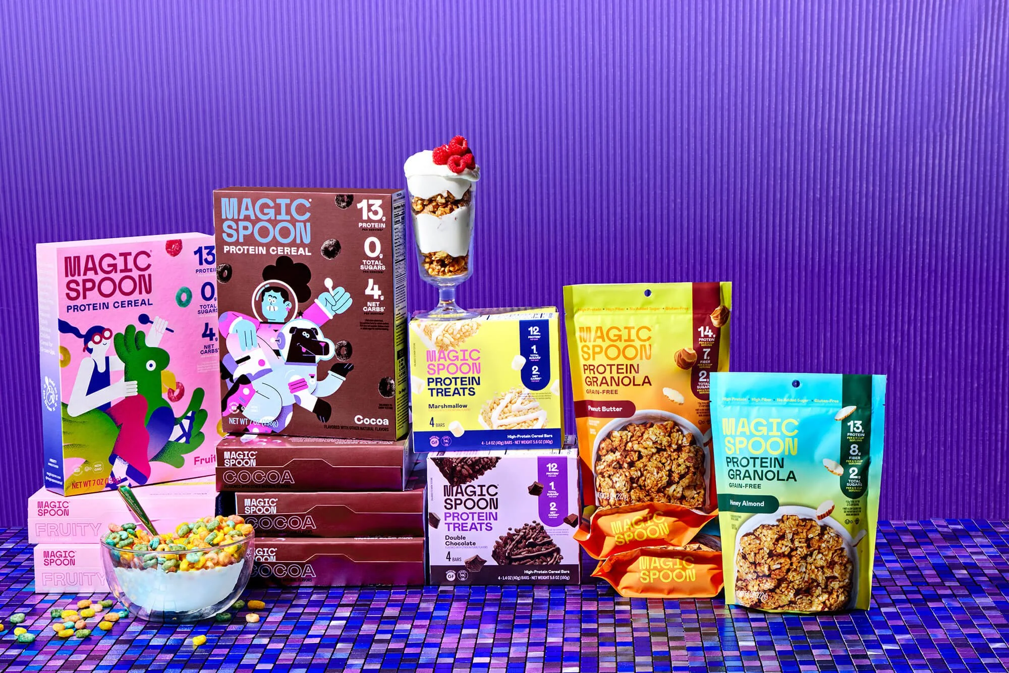 magic spoon lineup family portfolio packaging design Anna Ison Auros Design