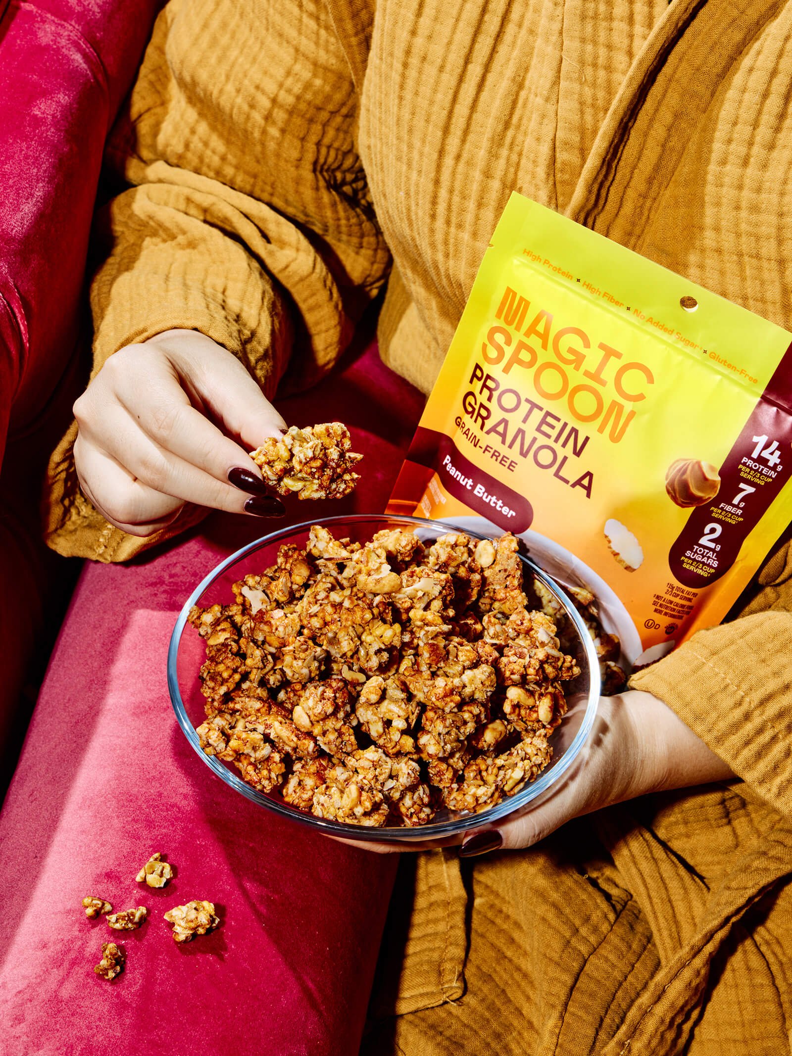 Magic Spoon Granola Packaging Design Anna Ison Auros Design Lifestyle Product Shot