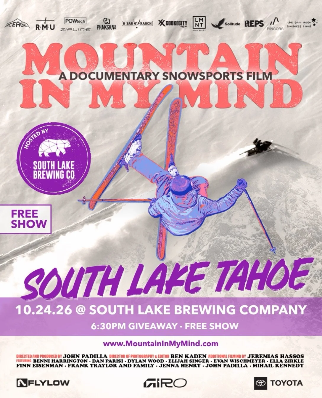 Tomorrow (Saturday 10/24) in South Lake Tahoe hosted by @southlakebrewco for FREE❤️&zwj;🔥 Another Tahoe option if you can&rsquo;t make tonight&rsquo;s show in Truckee🫶 See ya there!!