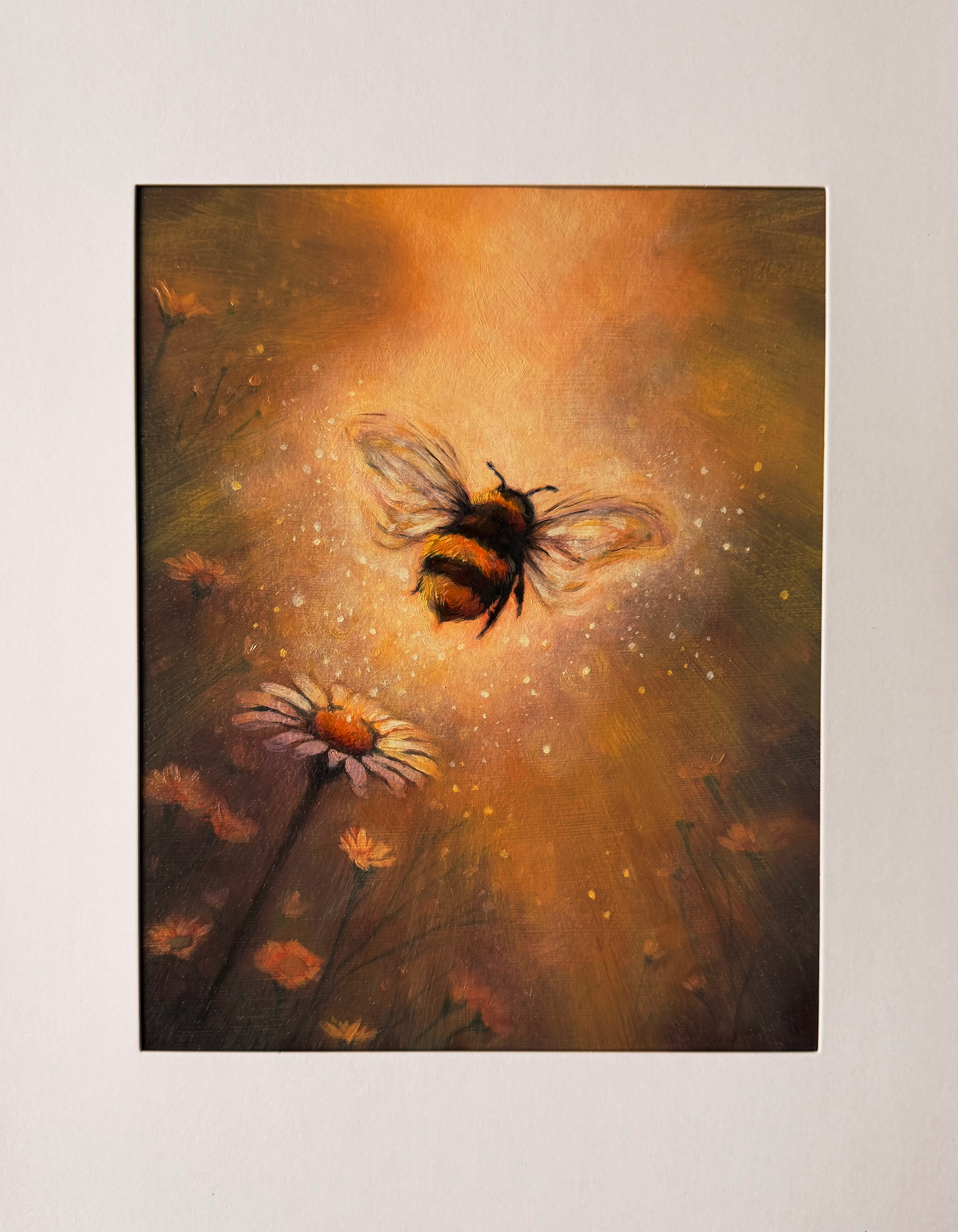 Oil on canvas paper - For Beatrix (8" x 10" in 11" x 14" frame)