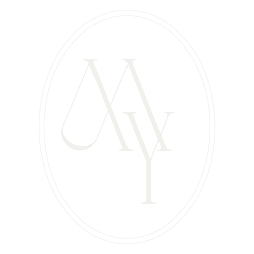 An oval logo with the letters M, I, V, and Y in a stylized font