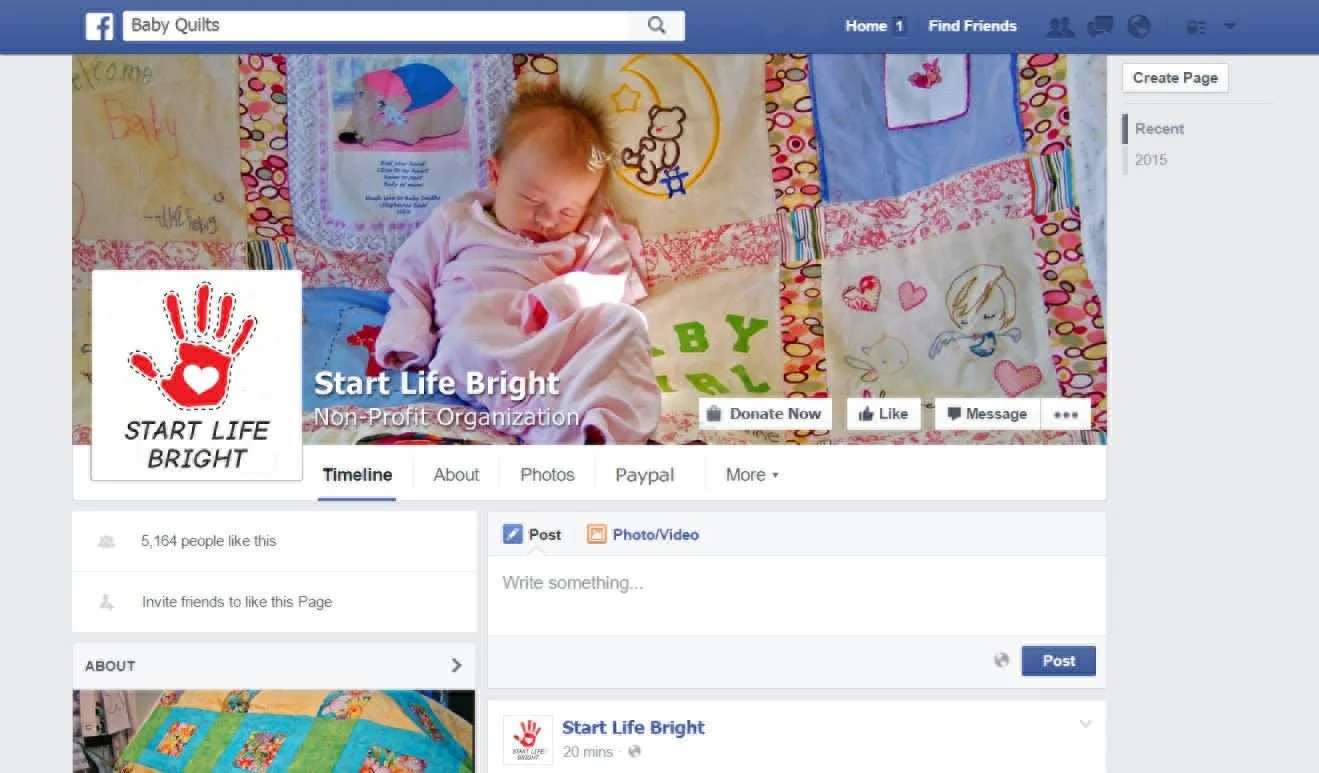 "Start Life Bright" Campaign Facebook