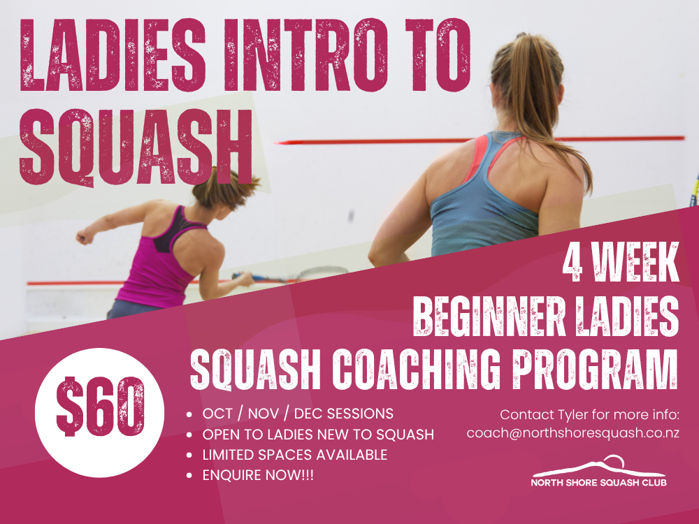 LADIES INTRO TO SQUASH 