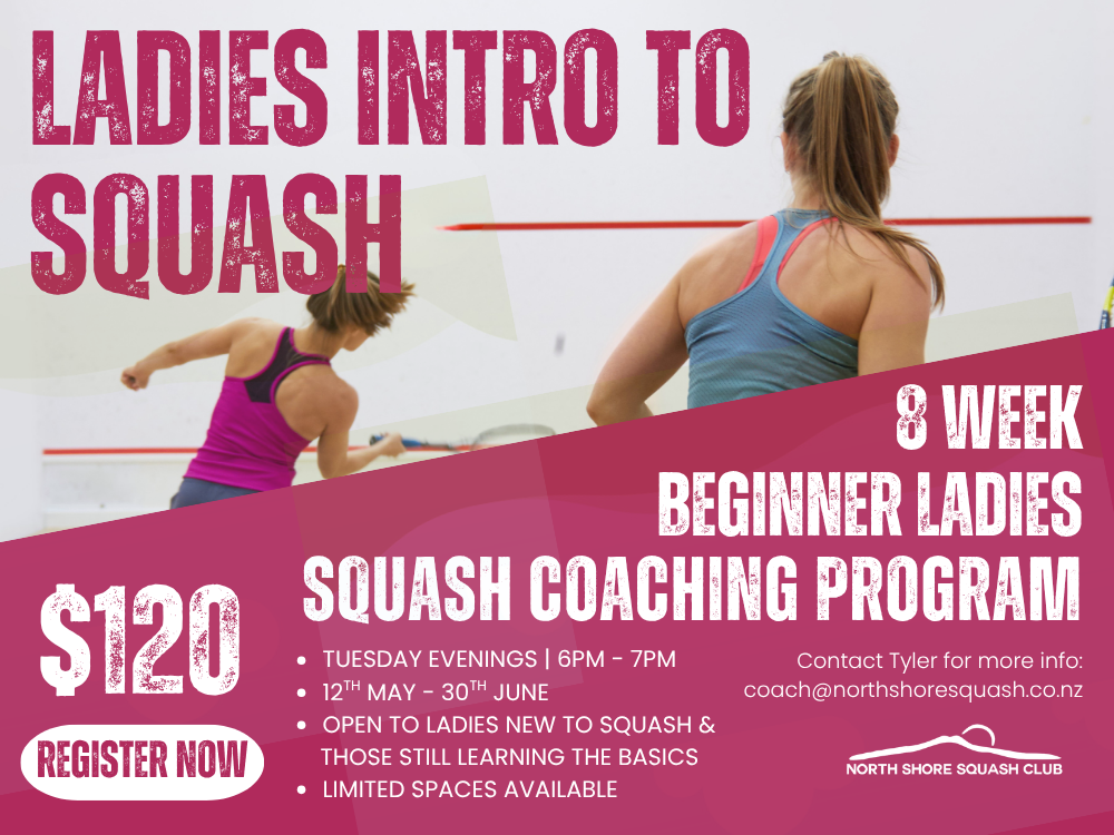 LADIES INTRO TO SQUASH 