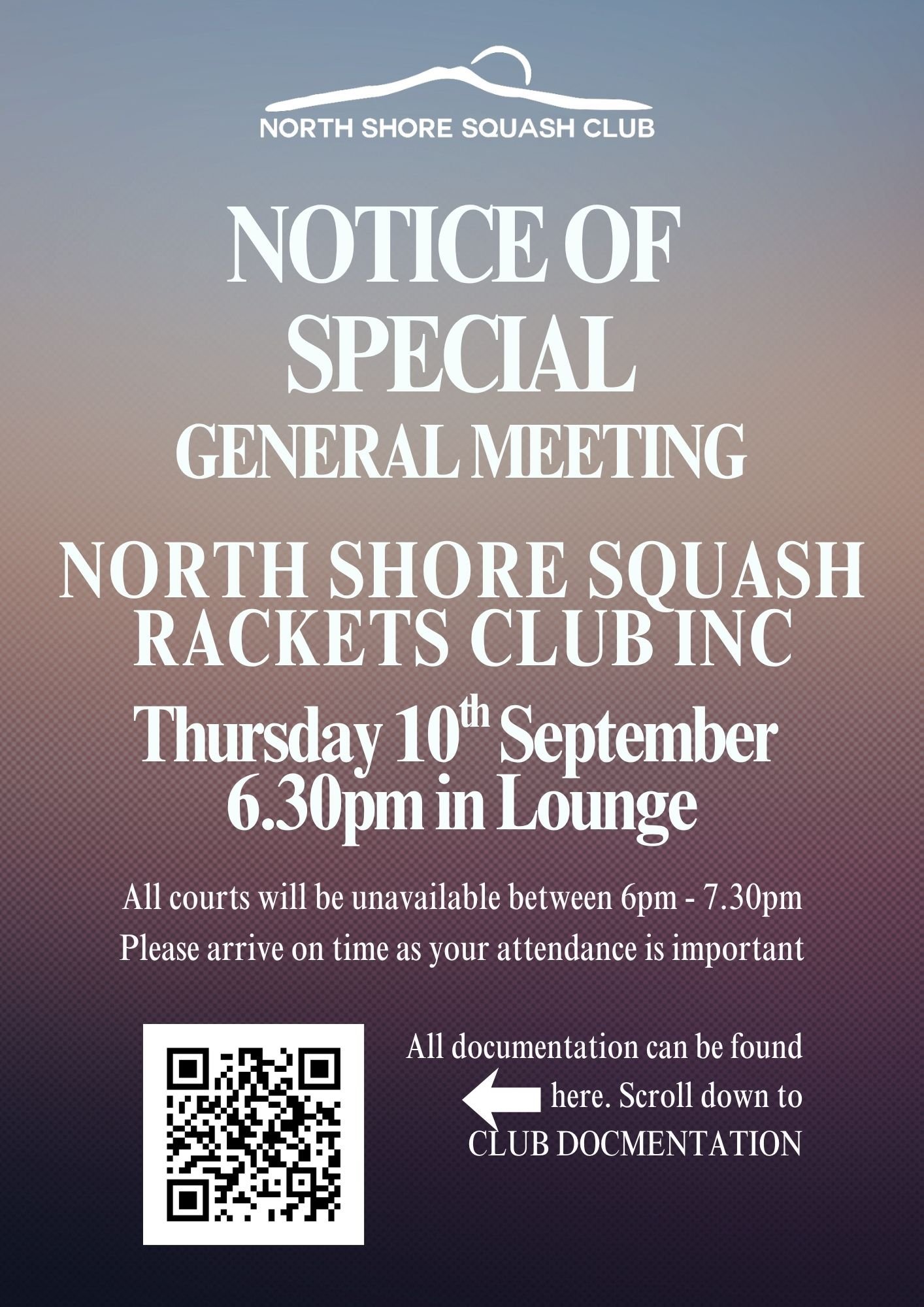 SPECIAL GENERAL MEETING