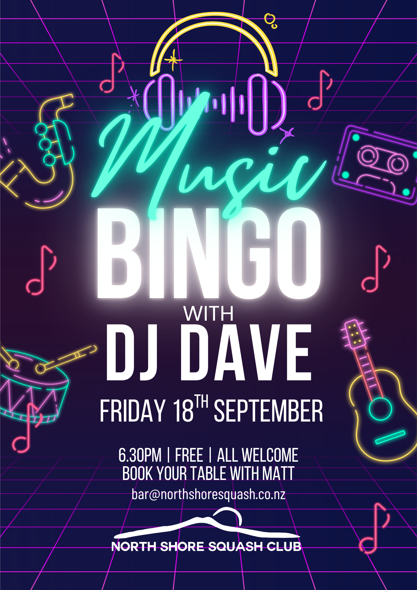 Music Bingo Night