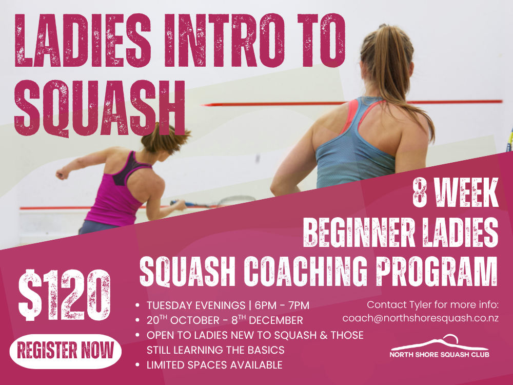 LADIES INTRO TO SQUASH 