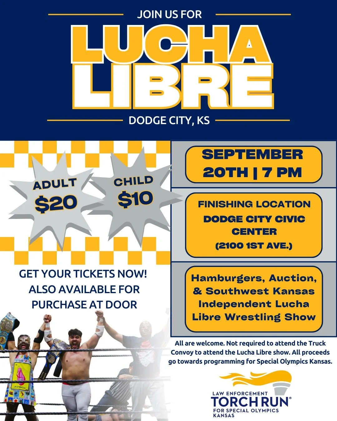 Lucha 4 ALL Special Olympics Fundraiser.