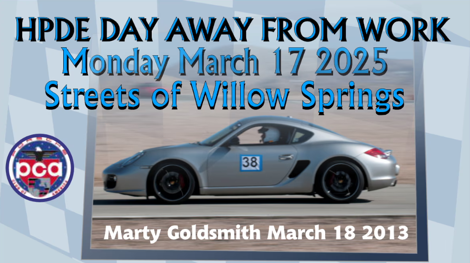 PCA-GPX Day Away From Work HPDE