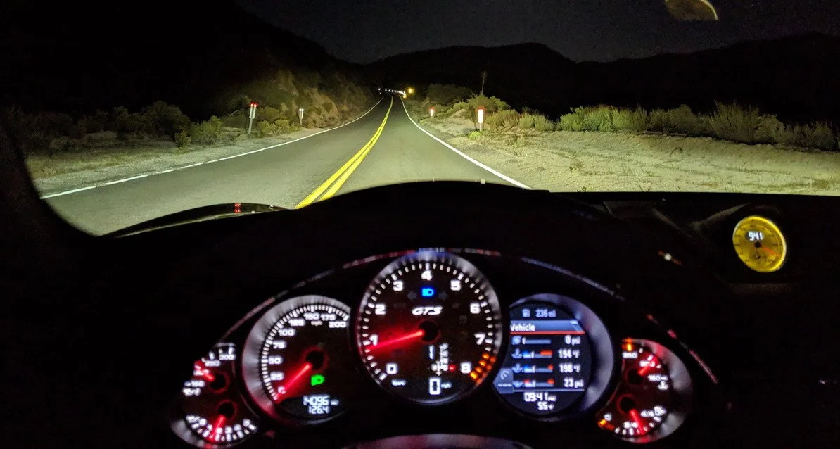 Full Moon Halloween Night Drive