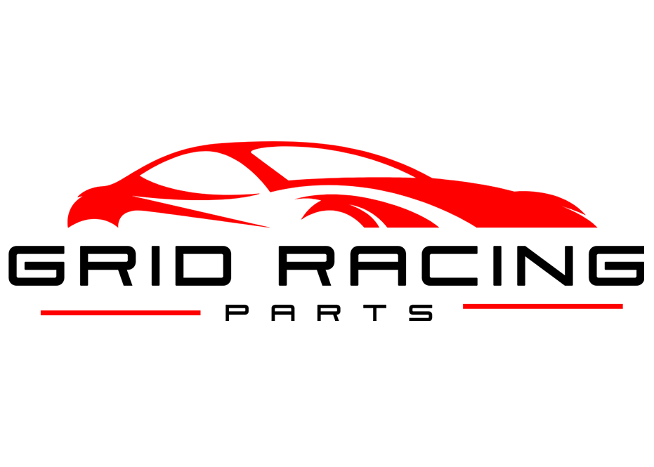 Silhouette of a sports car in red and black.