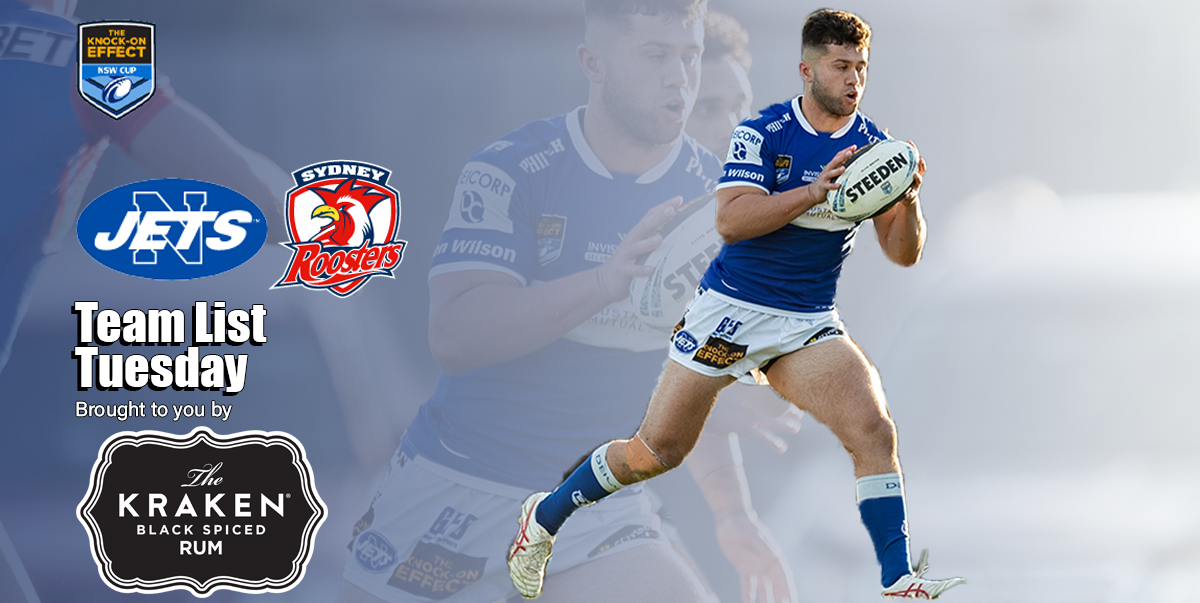 Newtown Jets Team List v Roosters Sun 28th May, 2023