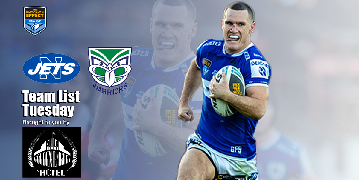 Newtown Jets Team List v Warriors Sat 17th June, 2023