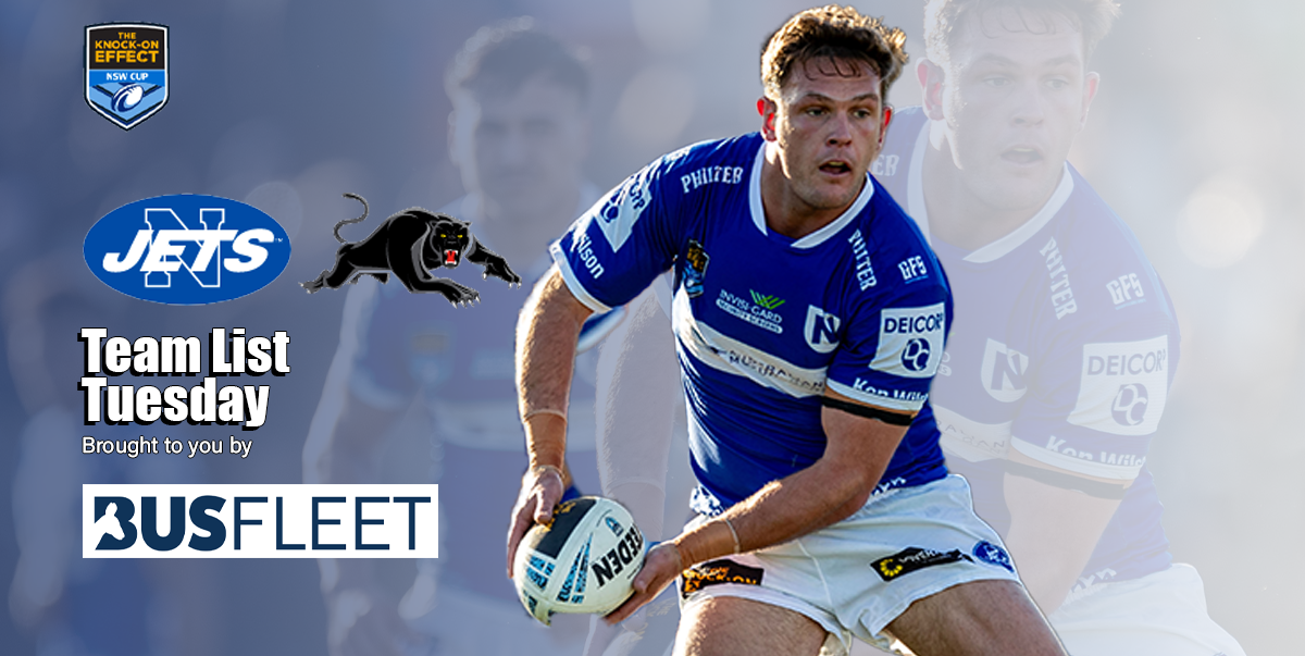 Newtown Jets Team List v Penrith Panthers Sat 29th July 2023