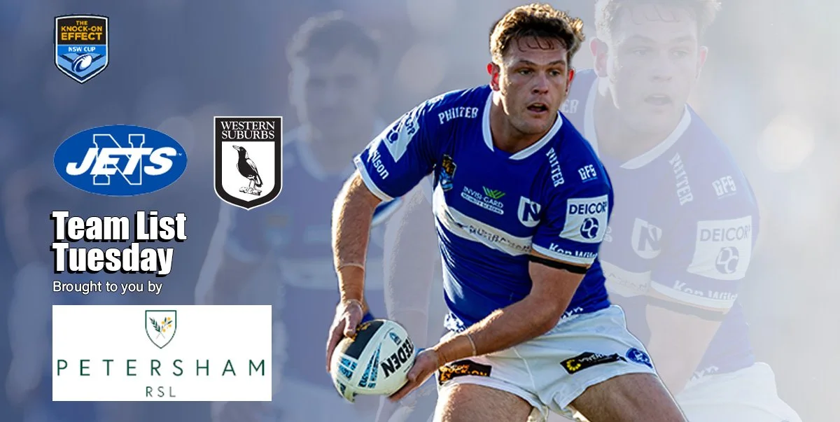 Newtown Jets Team List v Wests Magpies Sun 24th March 2024