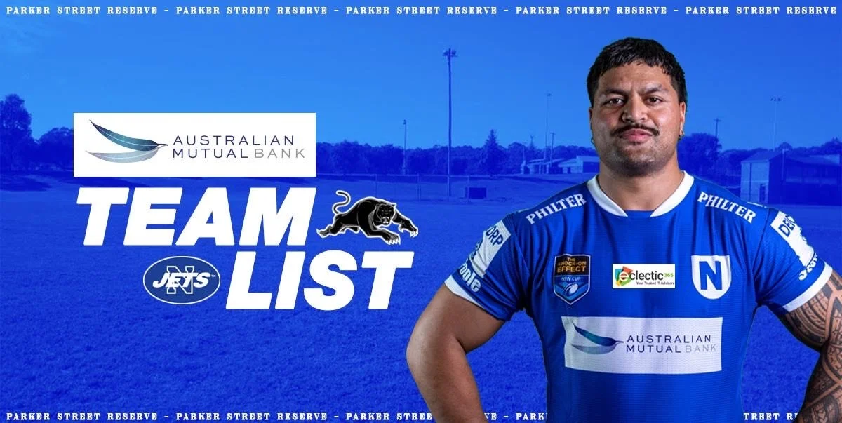 Newtown Jets Team List v Penrith Panthers Sat 8th March 2025 (Wilson-Blacklock Cup)