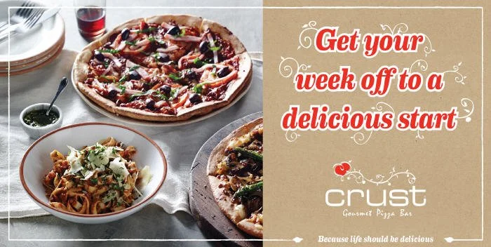 COMPLIMENTARY PIZZA from CRUST Dulwich Hill