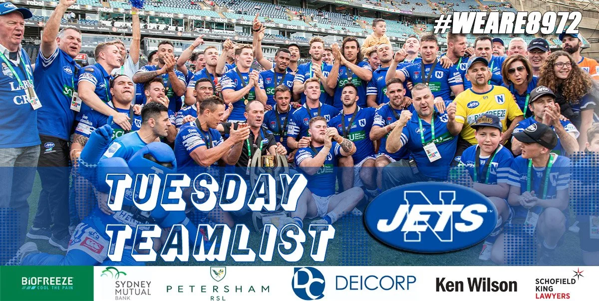 Newtown Jets Virtual Team List v Burleigh Wed 30th September, 2020