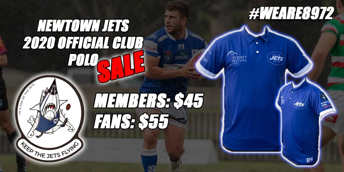 2020 Newtown Jets Official Club Polo sale