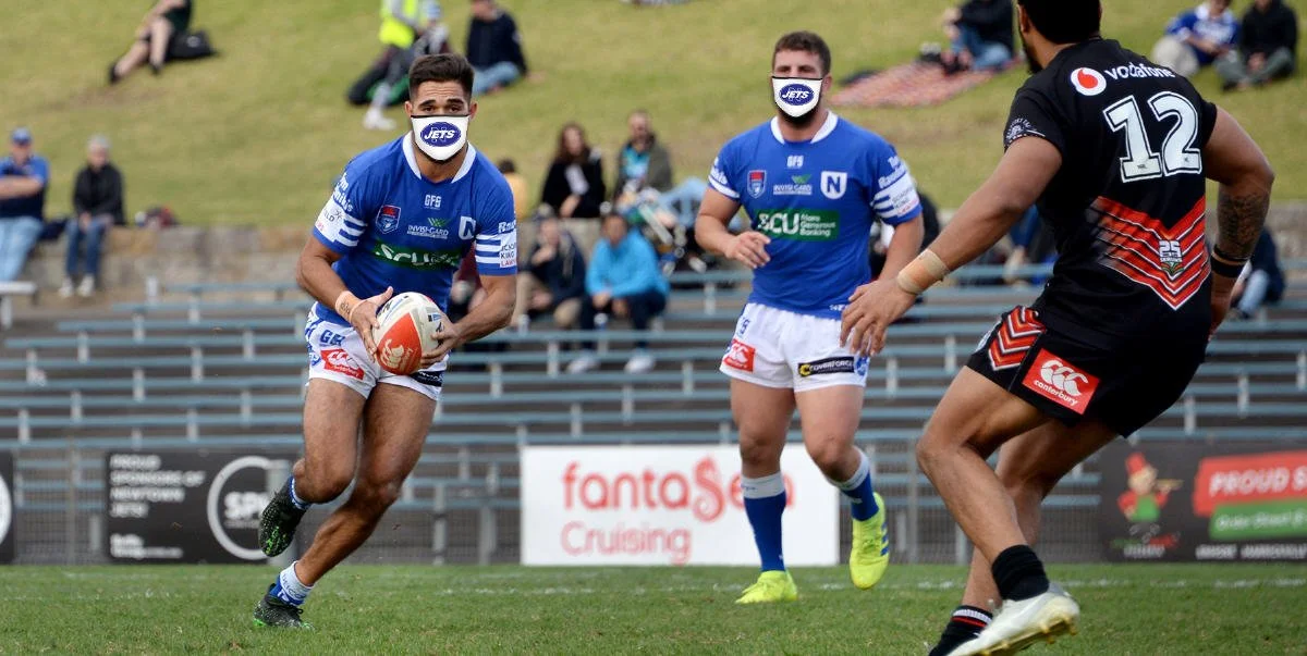 Show your true colours - wear a Newtown Jets face mask!