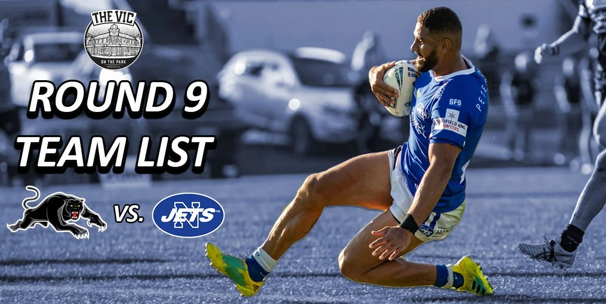 The Vic on the Park Team List: Round 9