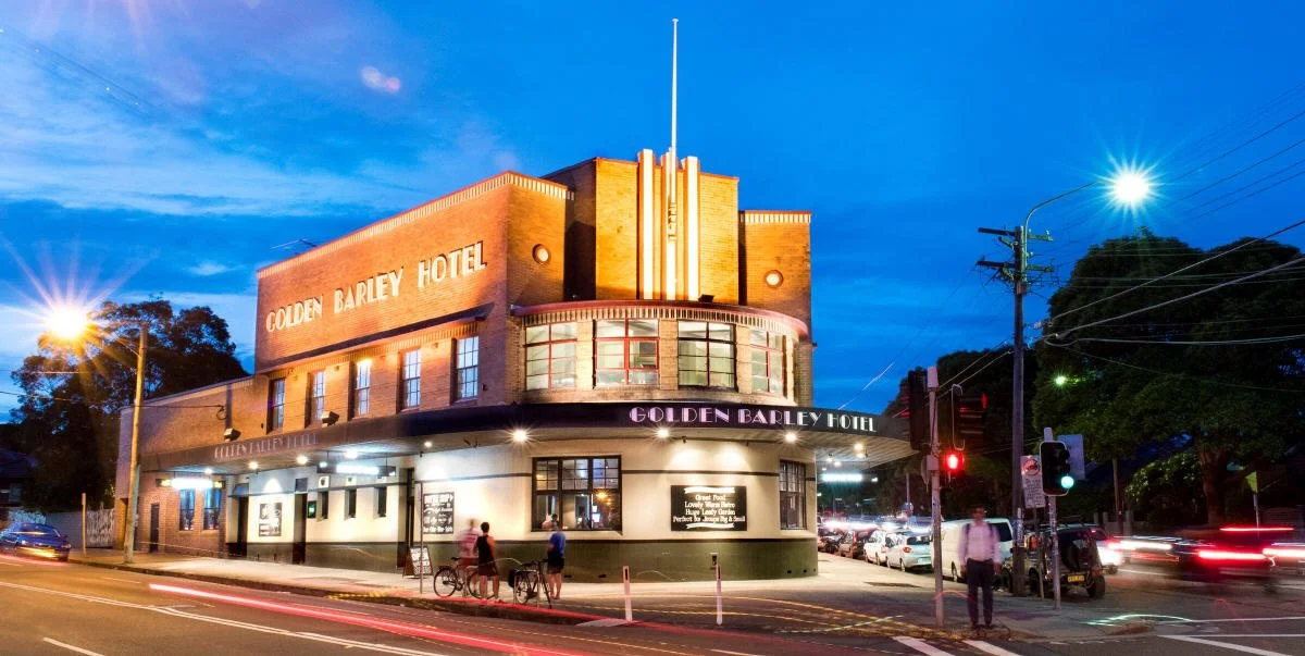 This week’s sponsorship tribute is to the management and staff of the Golden Barley Hotel, Enmore