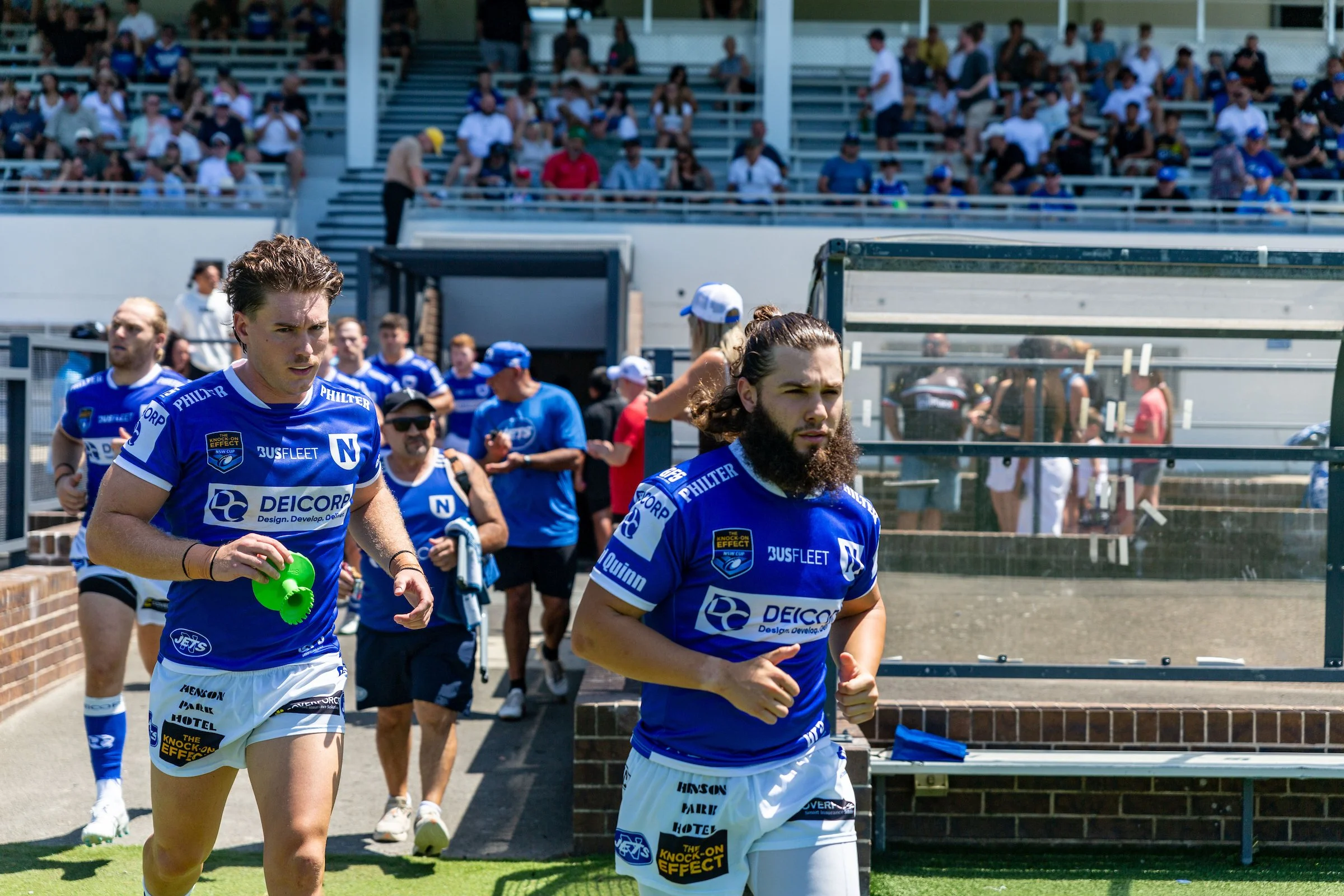 Newtown Jets well beaten in final trial match under the hot sun.