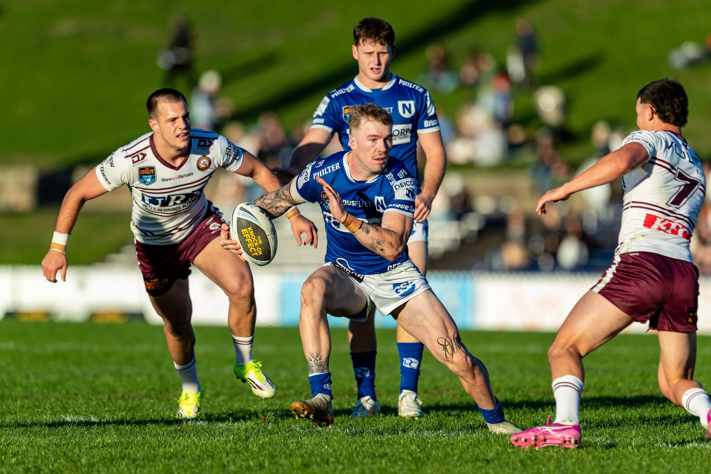 Newtown won well against the Sea Eagles, but looked vulnerable during the second half.