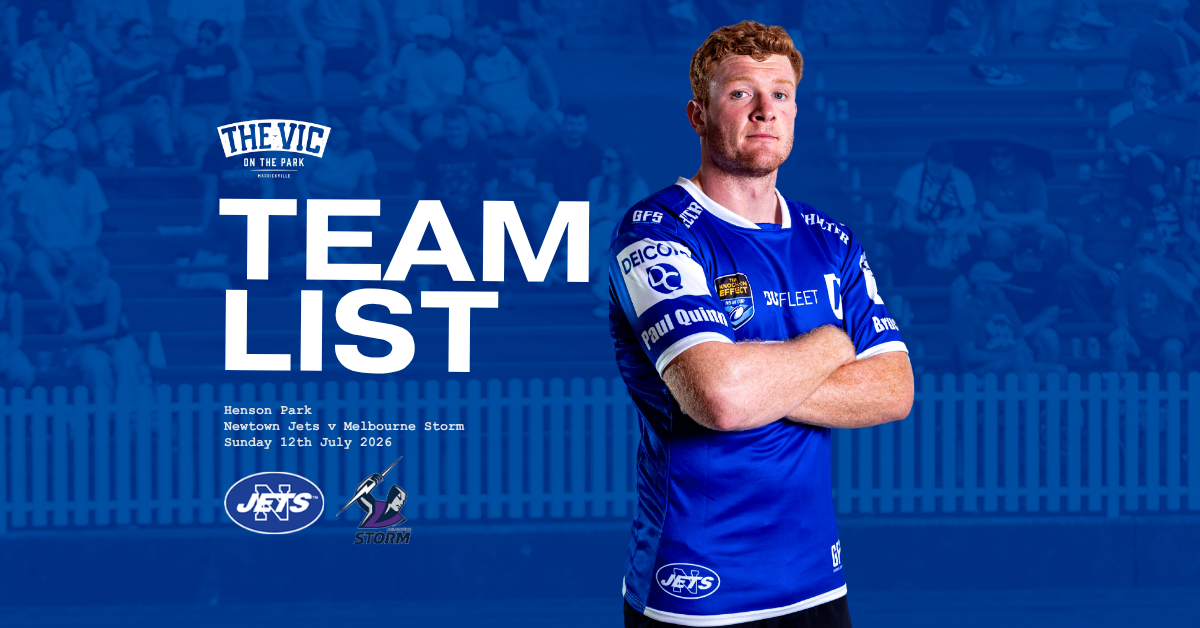Team List v Storm | Sun 12th July