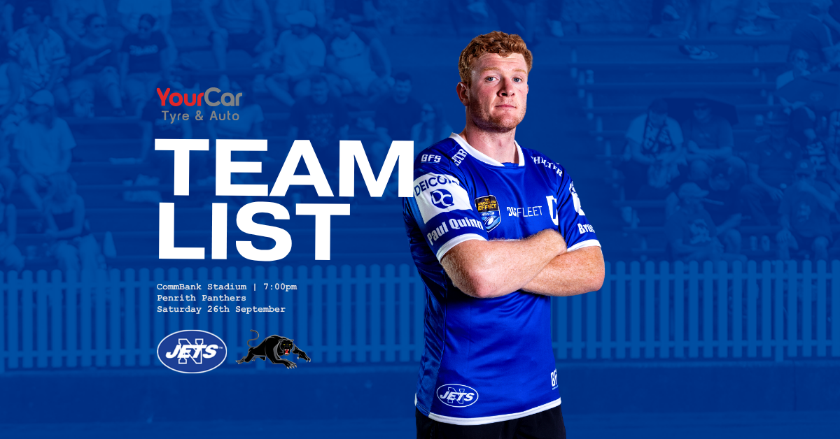 Team List v Penrith Panthers | Grand Final | Sat 26th Sept 26