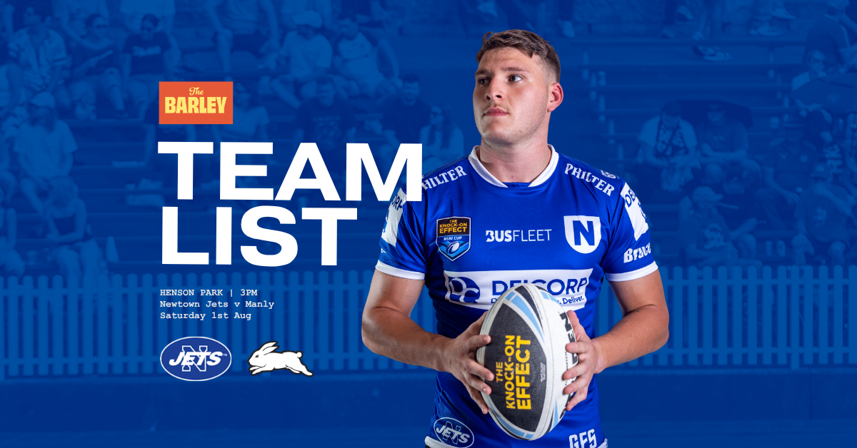 Team List v South Sydney Rabbitohs (Rayner-Farrell Cup) | Sat 1st August 2026