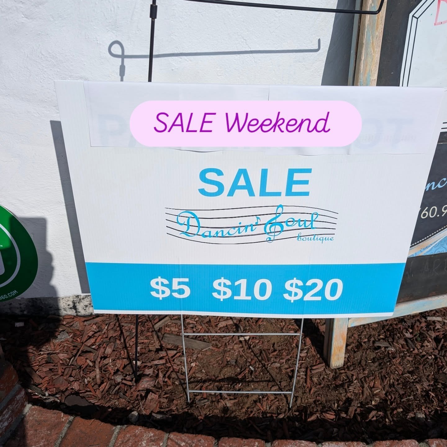 Dance on in and grab some amazing deals $5 $10 or $20 clearance sale going on all weekend. Including Sunday during the Street  Fair. Tights, shoes, leos, bags and more @dancinsoul