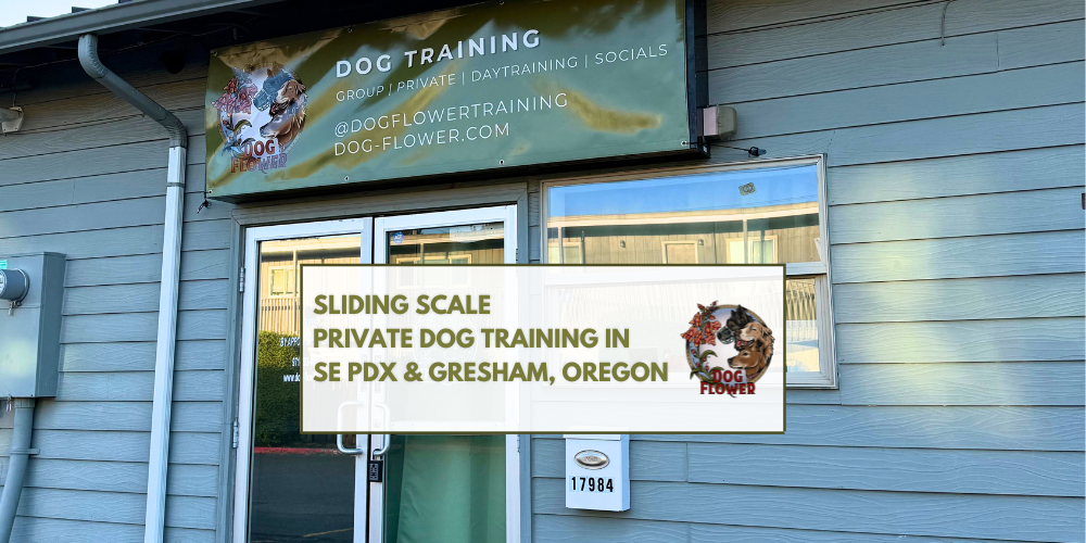 Low Cost &amp; Sliding Scale Private Dog Training in SE PDX &amp; Gresham, Oregon