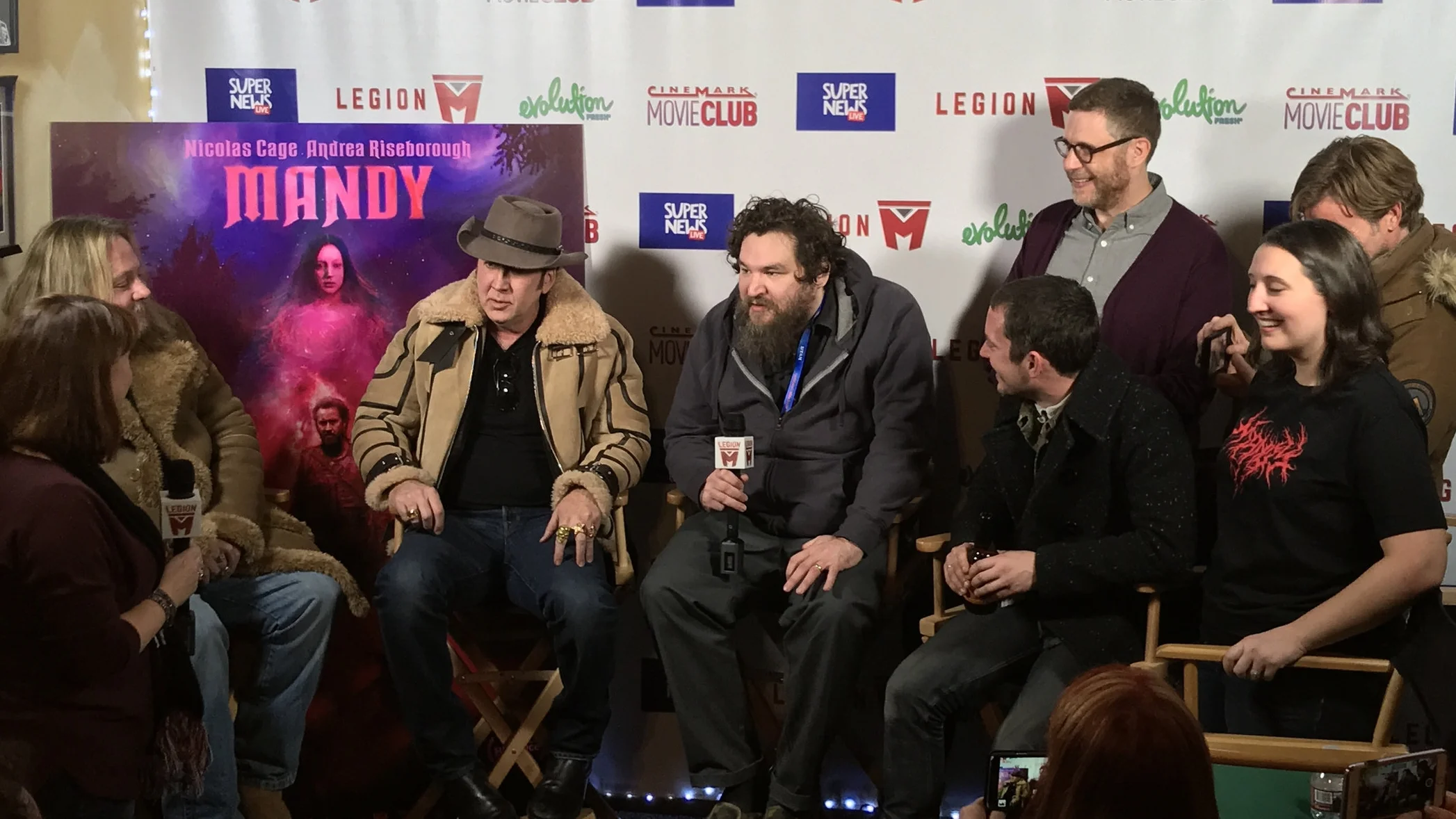 Legion M Live at Sundance: Mandy Q&amp;A with Panos Cosmatos, Nicolas Cage, Elijah Wood, Vince Neil and More!