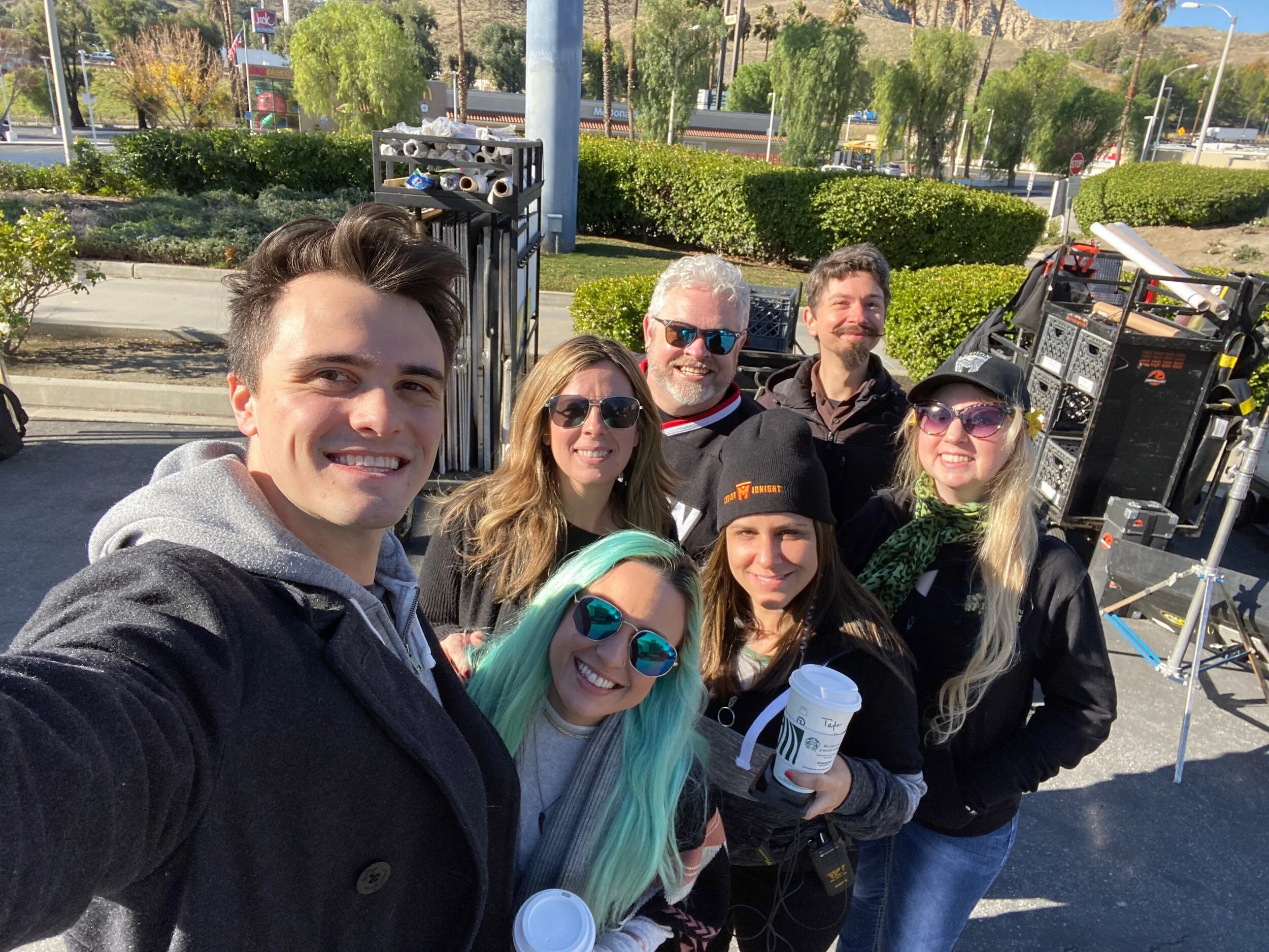 Legion M investors visit the set of "Archenemy!"