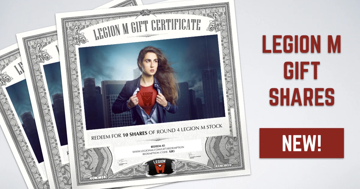Legion M Gift Shares Make The Best Holiday Gift!