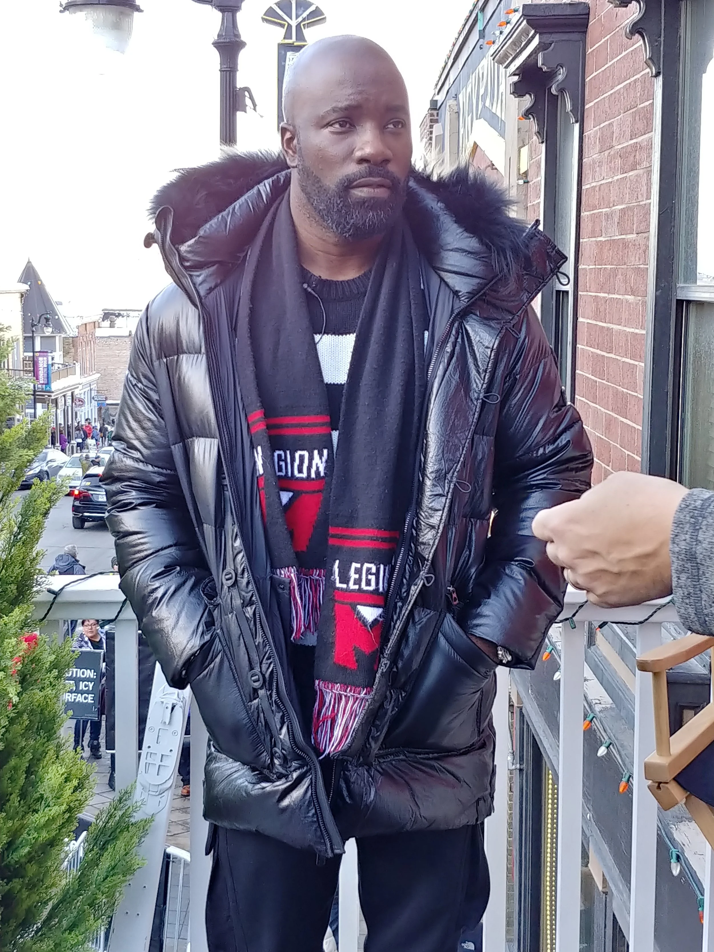 Even Luke Cage (Mike Colter) himself came by the lounge!