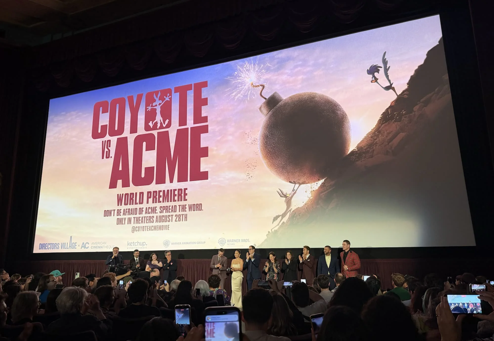 COYOTE VS ACME World Premiere Recap