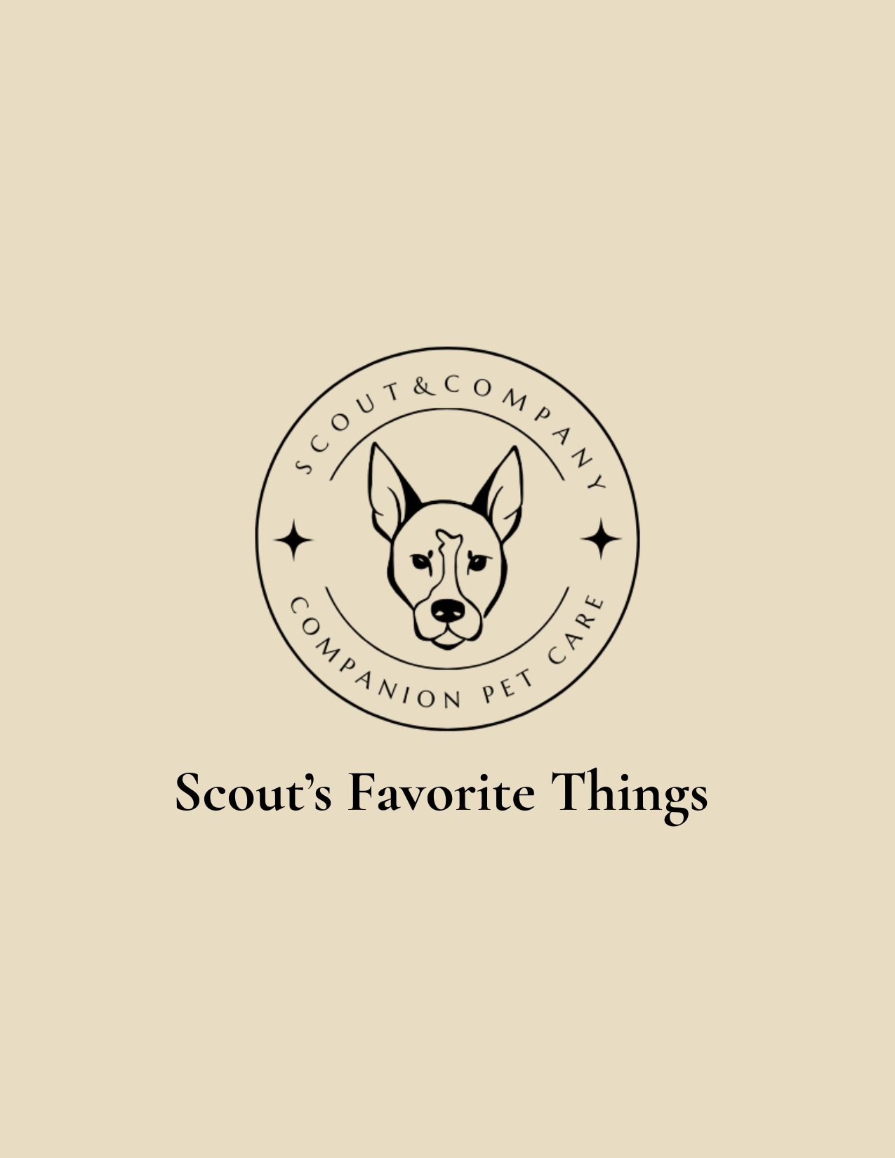 Scout’s Favorite Things — Puppy Edition