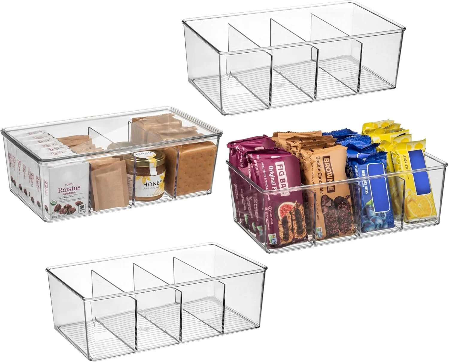 Divided Acrylic Bins