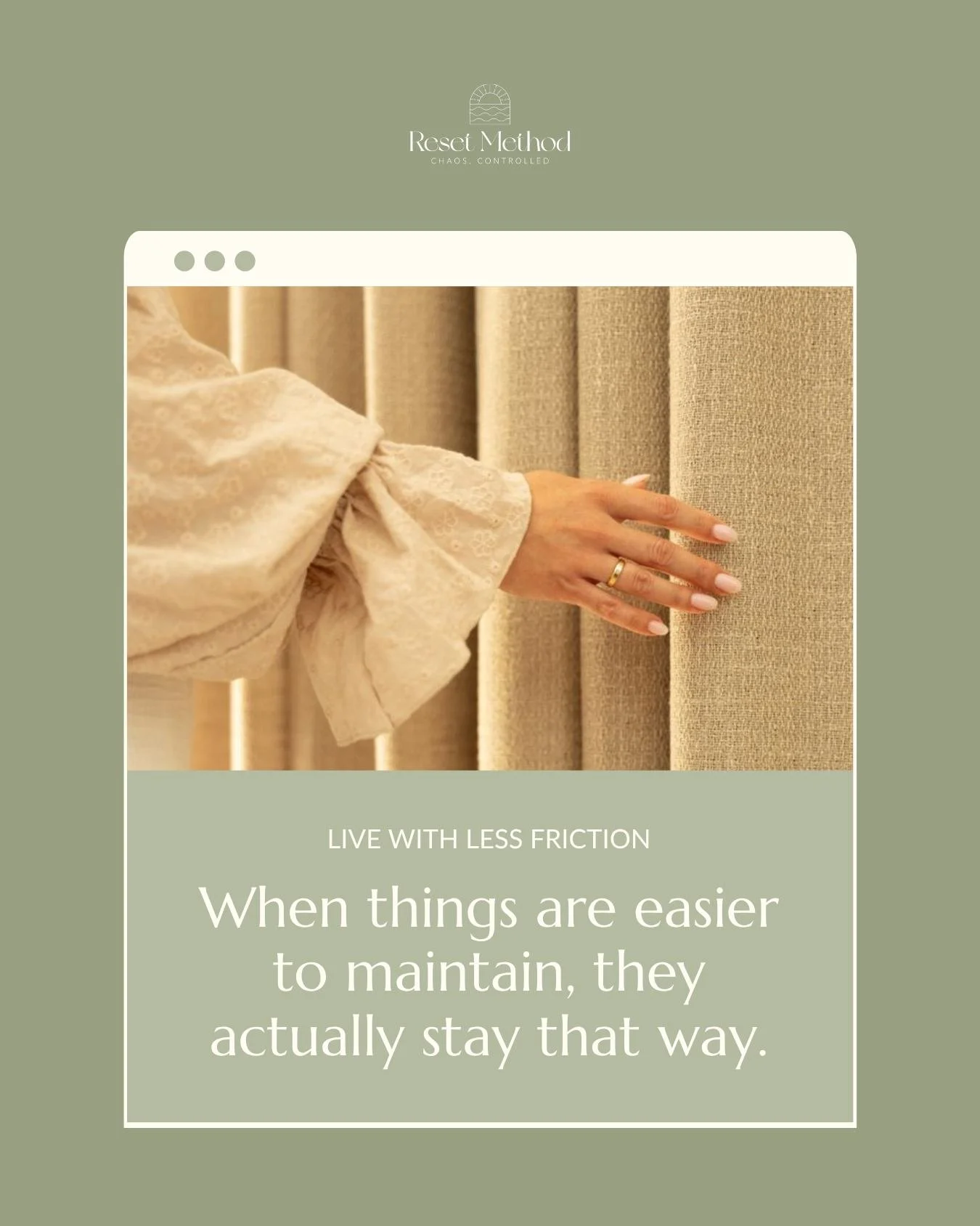 Ease isn&rsquo;t accidental. It&rsquo;s designed. 

When your home is set up in a way that flows with your habits, everyday tasks stop feeling like effort. Systems that are simple, intuitive, and aligned with your lifestyle make it easier to maintain