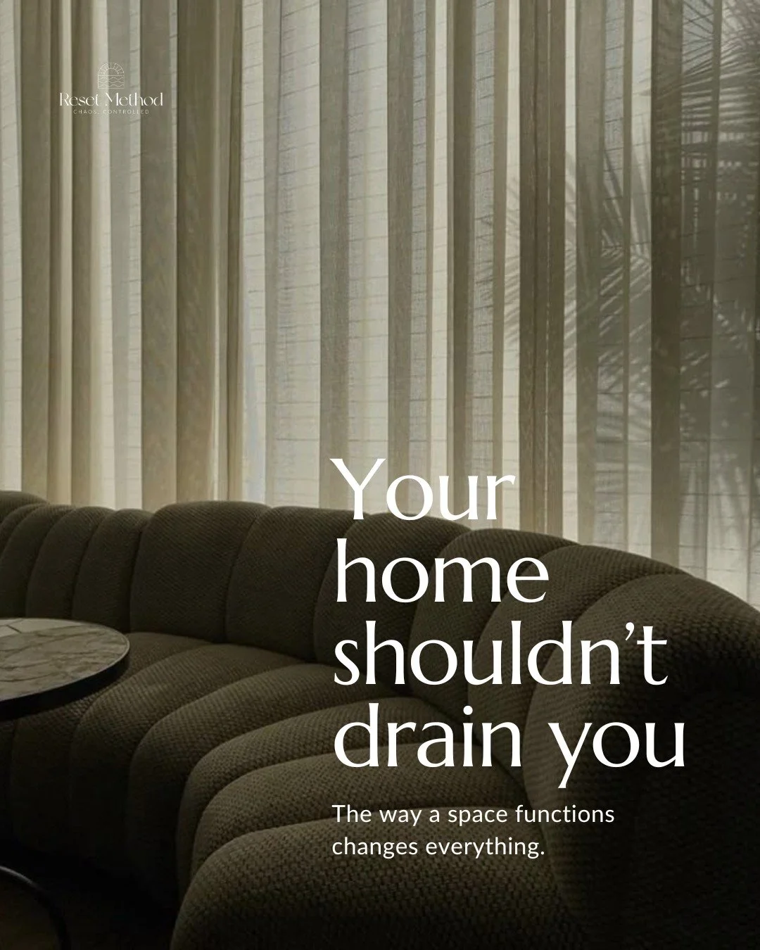 Your home should feel like a place that restores you, not another thing pulling at your energy. ✨ 

When spaces become cluttered, overwhelming, or difficult to manage, even everyday routines can start to feel heavier than they need to. 

Thoughtful o