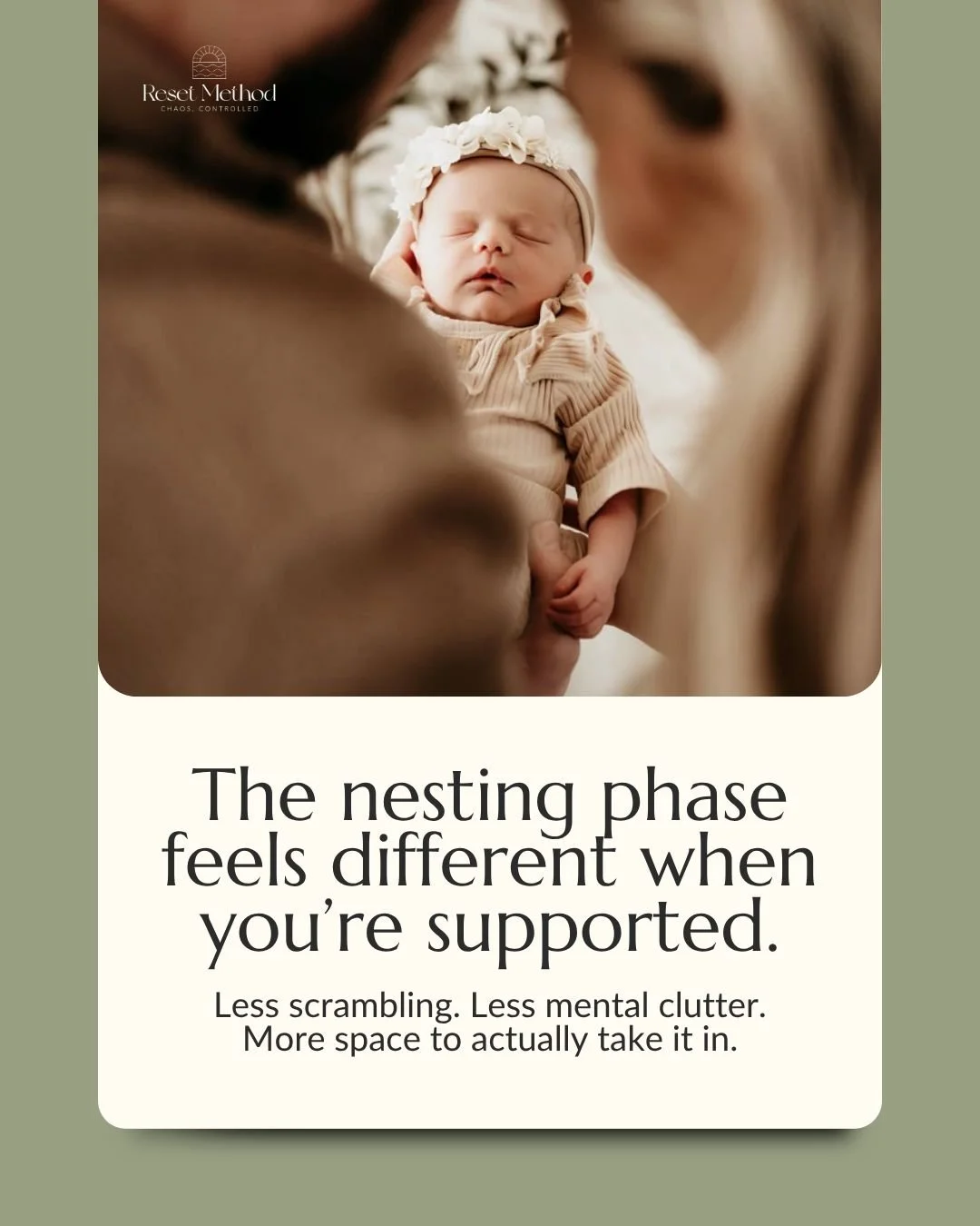 Preparing for a baby comes with so many emotions, changes, and to do lists. Your home should be the one place that feels grounding through it all. ✨

The Nesting Reset is created to help expecting mothers step into this new chapter with more ease and