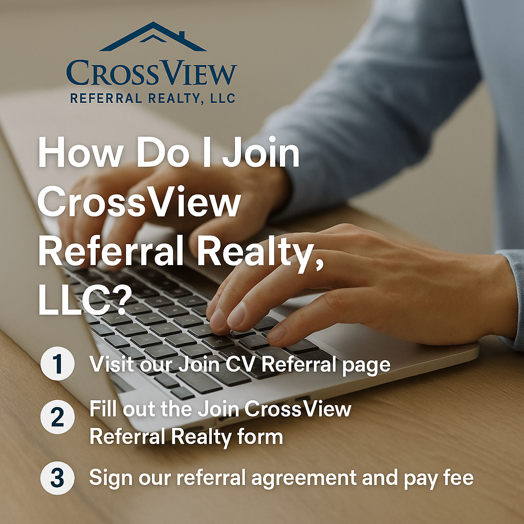 How Do I Join CrossView Referral Realty, LLC?