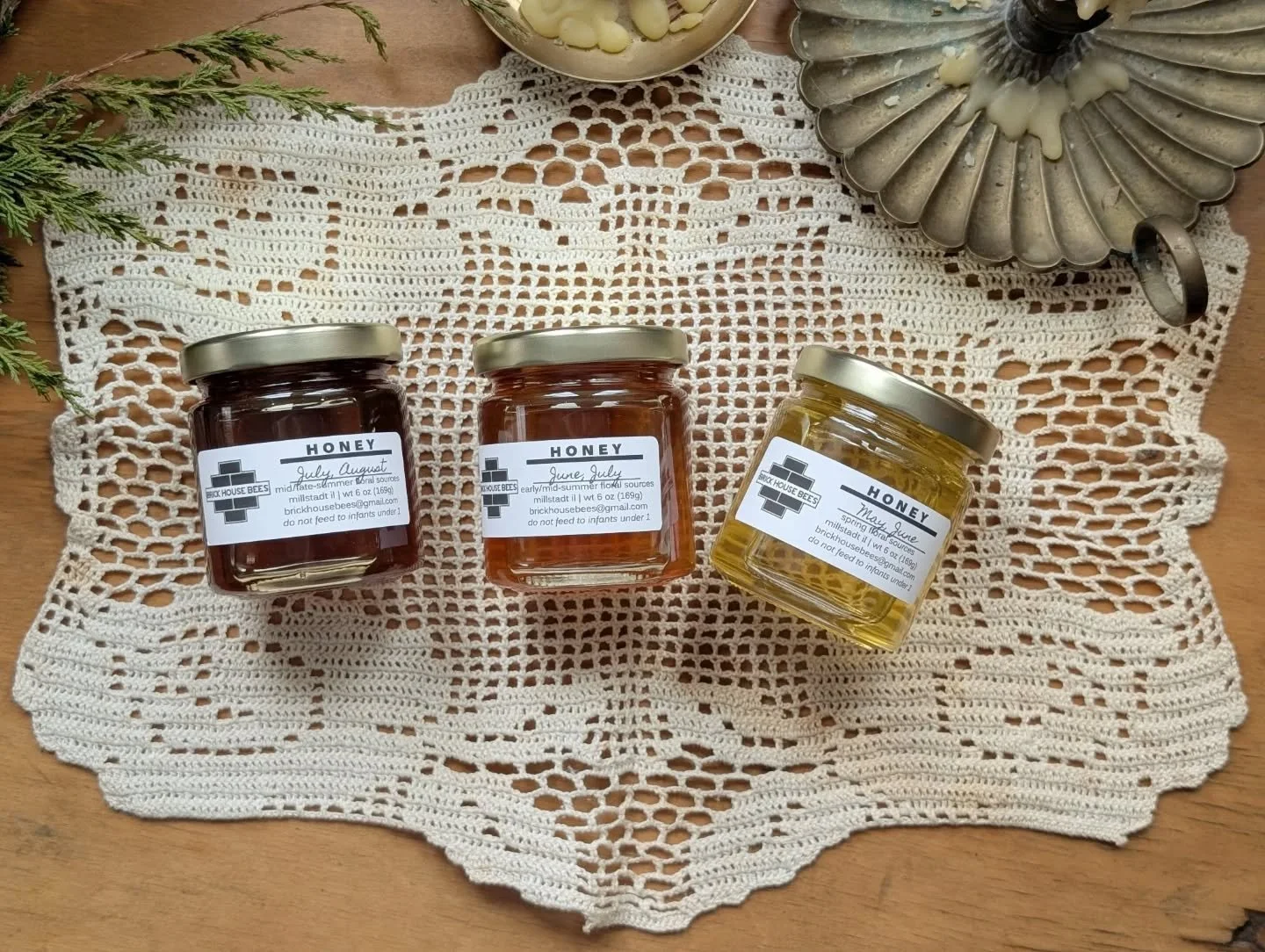 Seasonal sets and honey available this weekend!

Visit Larder &amp; Cupboard at the last Tower Grove Farmers Market @tgfarmersmarket ,The Boulevard @boulevardfm , or The Old Bakery Beer Company @oldbakerybeer for the best jams and honey around! 

And