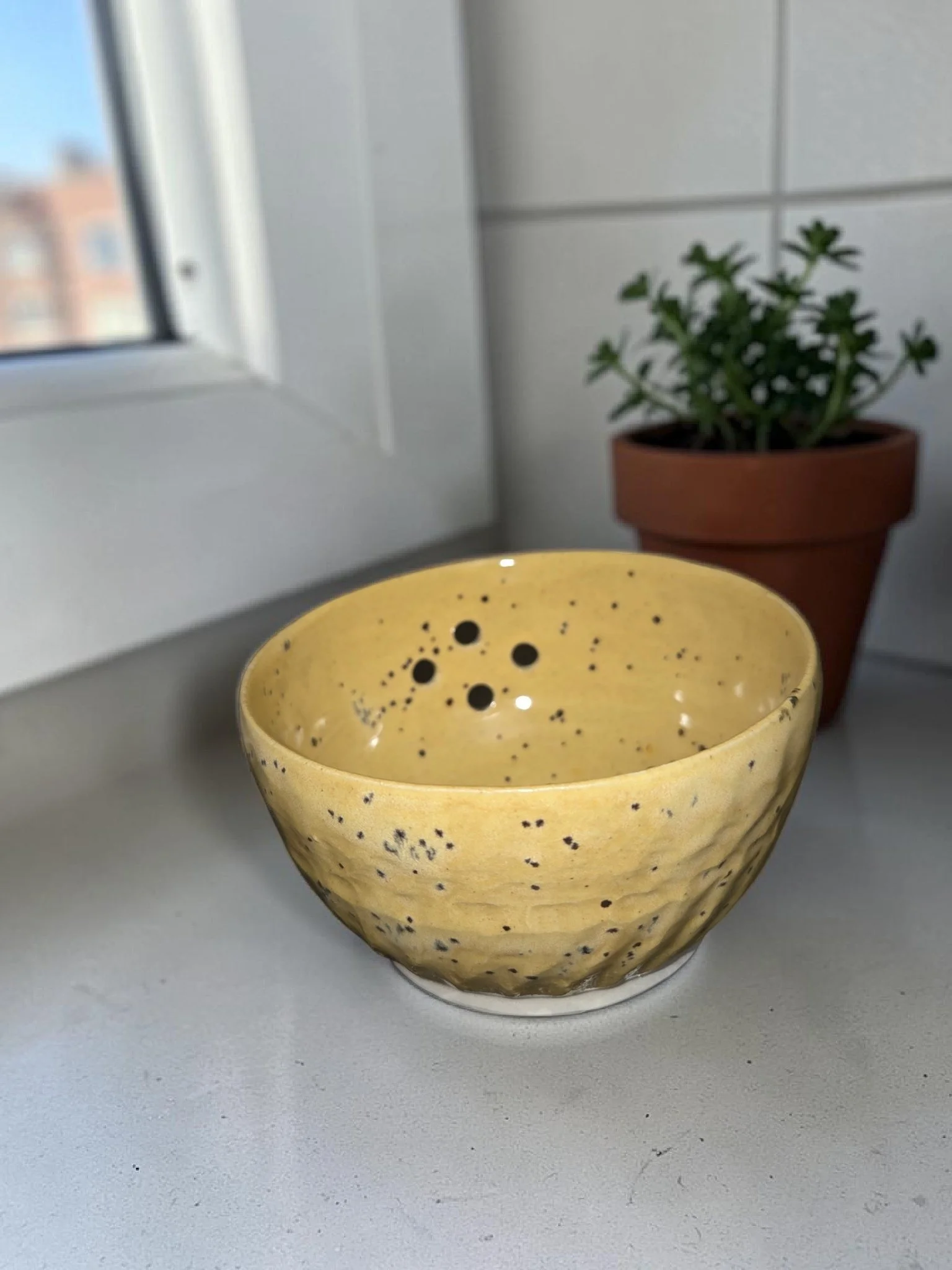 Herb stripper, yellow speckle