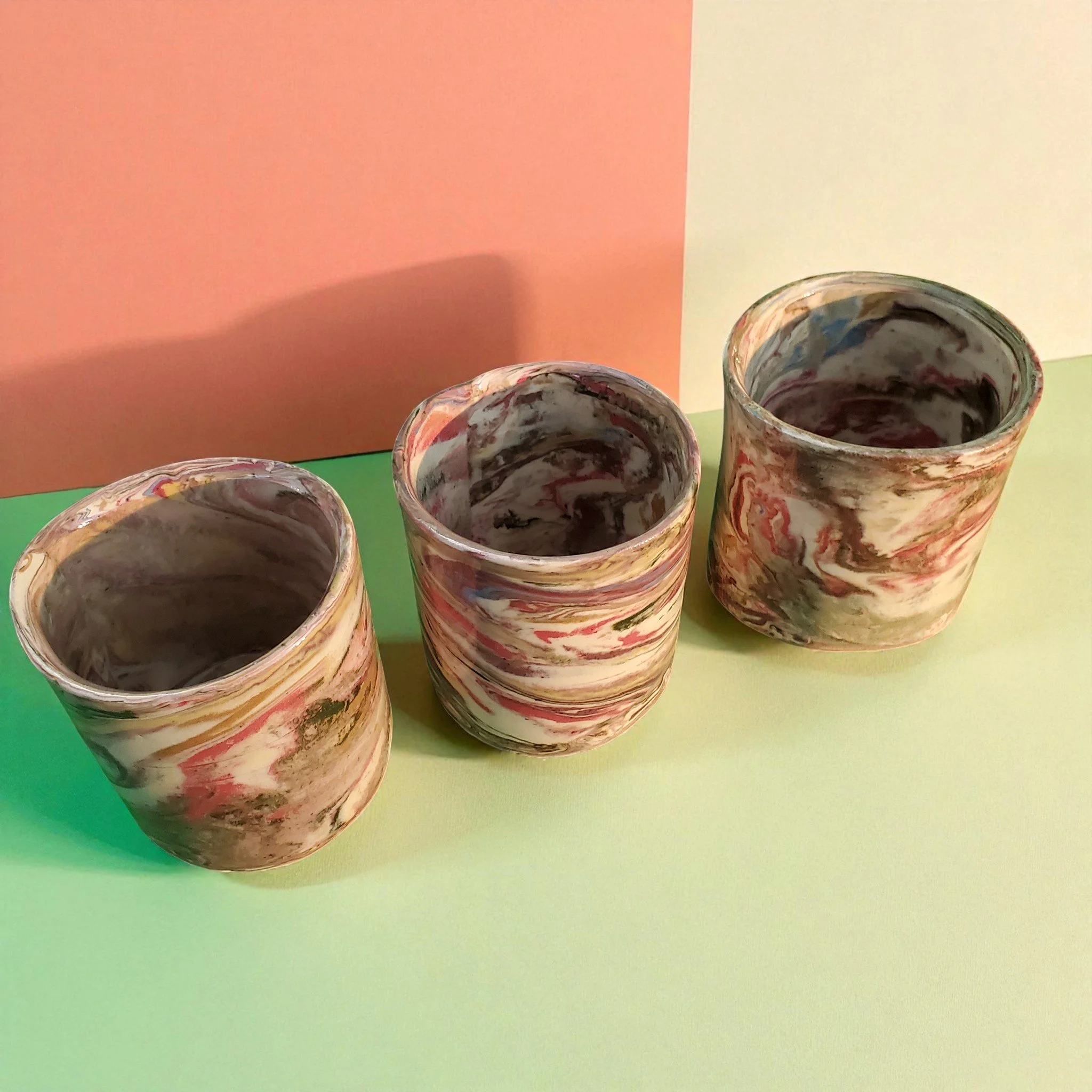 Marvelous Marbled Mugs