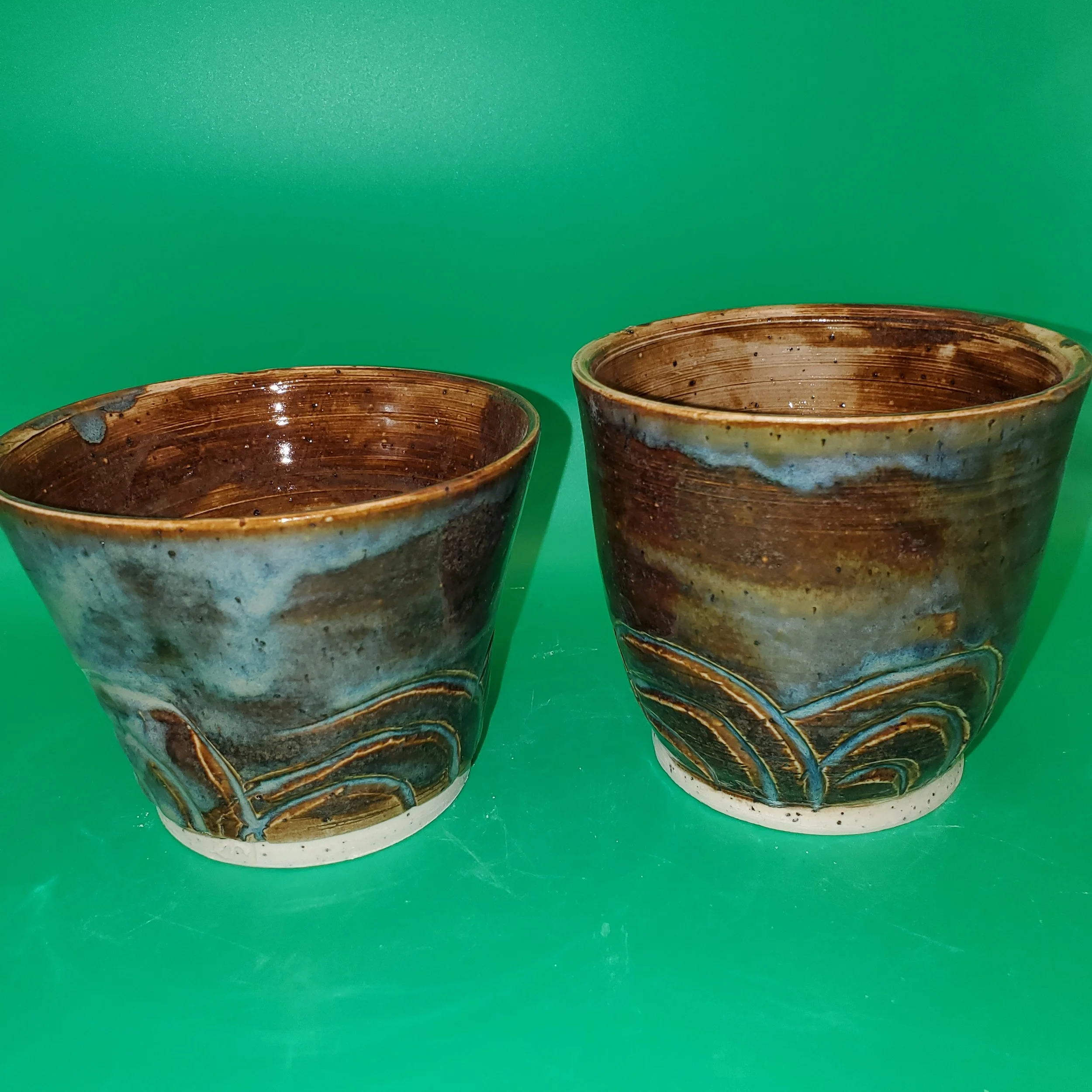 Handcrafted Thumbprint Ceramic Mugs