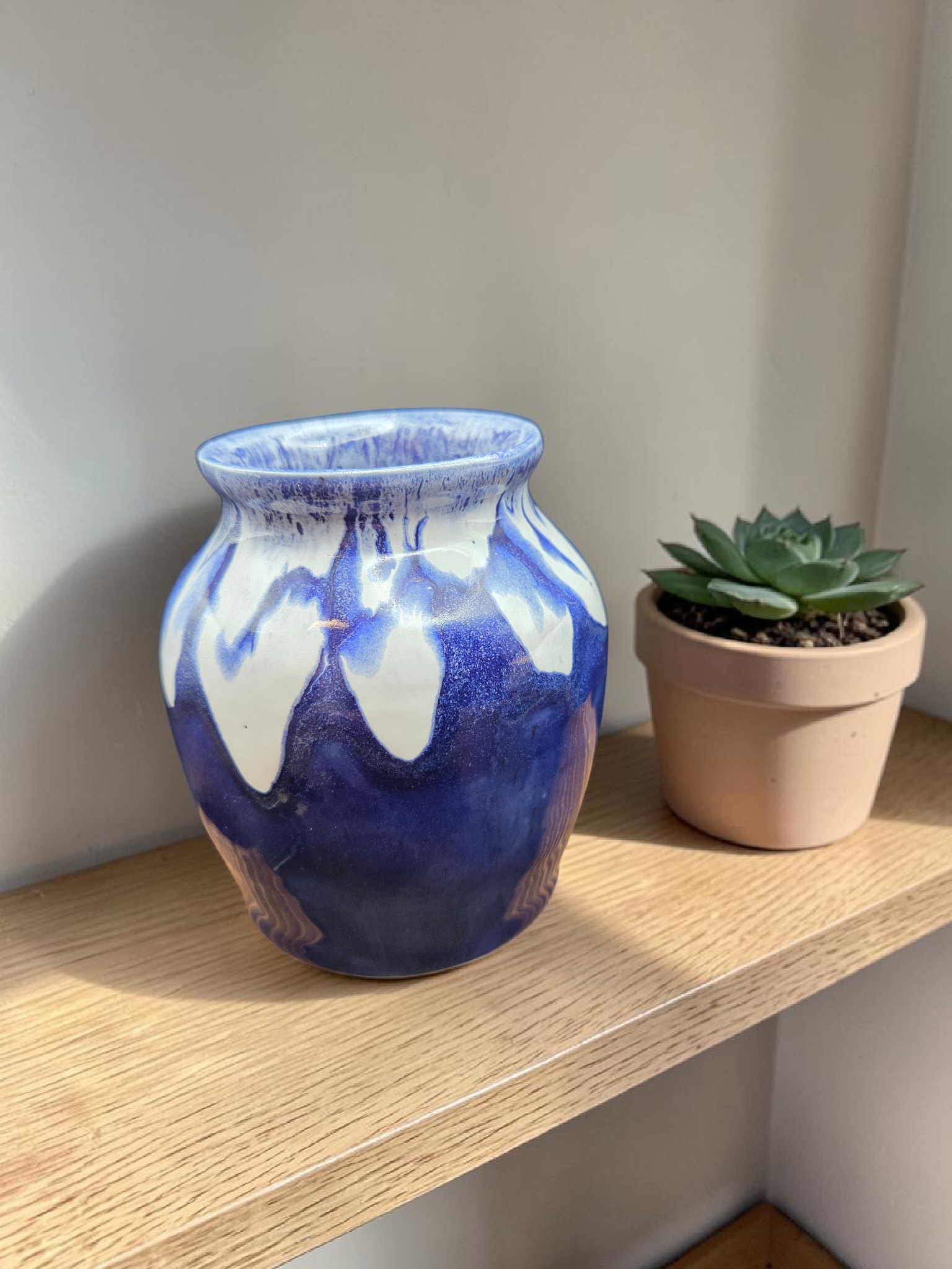 Blue vase